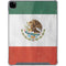 Mexico Flag Distressed iPad Pro 12.9in (2020) Clear Case